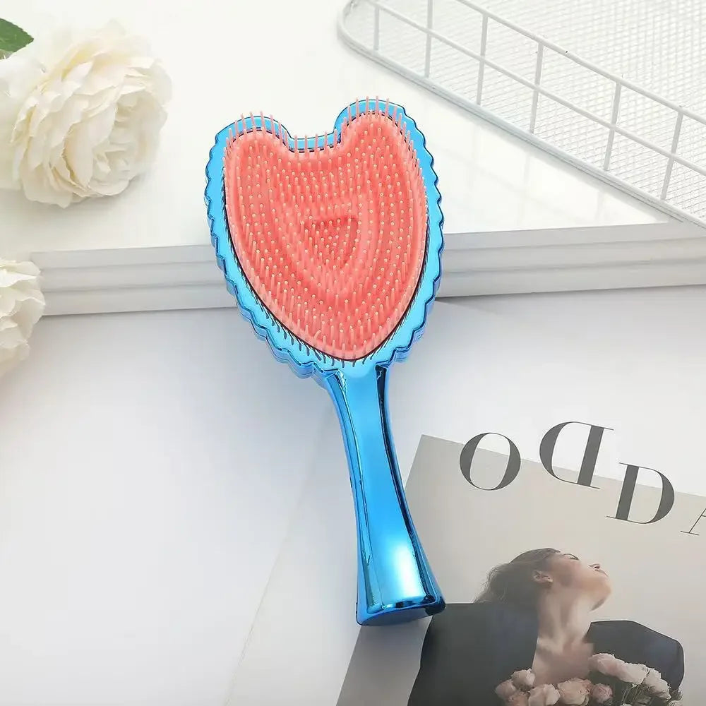 Professional Anti-Knot Comb Mini Angel Hair Smoothing Comb Anti-static Massage Scalp Comb Portable Salon Hairdressing Tool