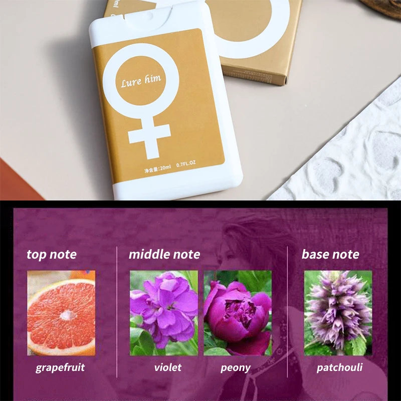 Pheromone Midnight Temptation Perfume Unisex Irresistible Tempting Couple Perfume Attract Opposite Lasting Pheromone Oil Perfume