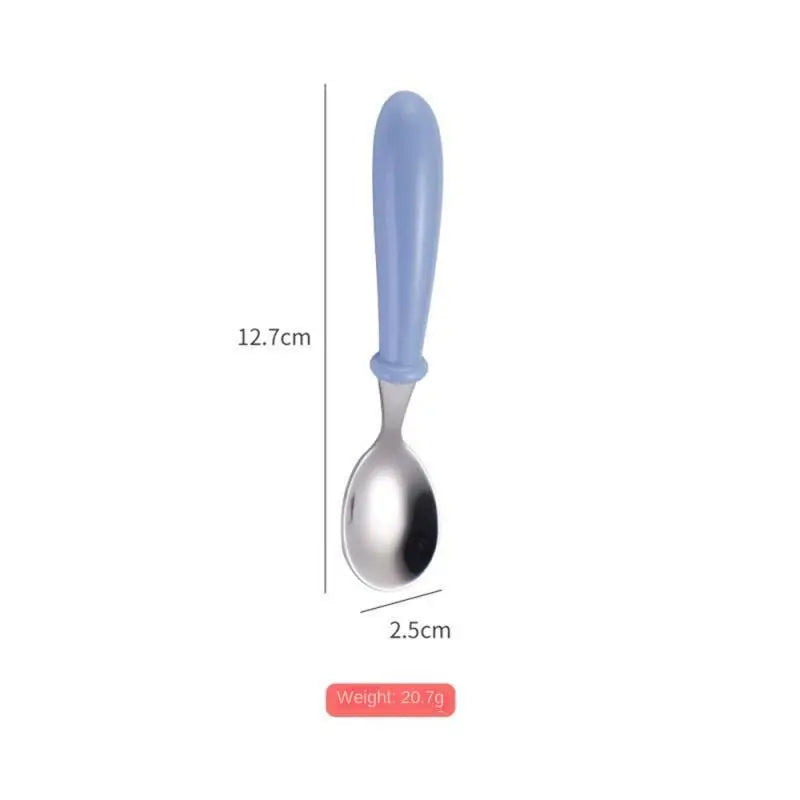 Children Spoon Forks Box Kids Stainless Steel Kids Cutlery Portable Baby Feeding Utensils Baby Spoons Baby Tableware Set