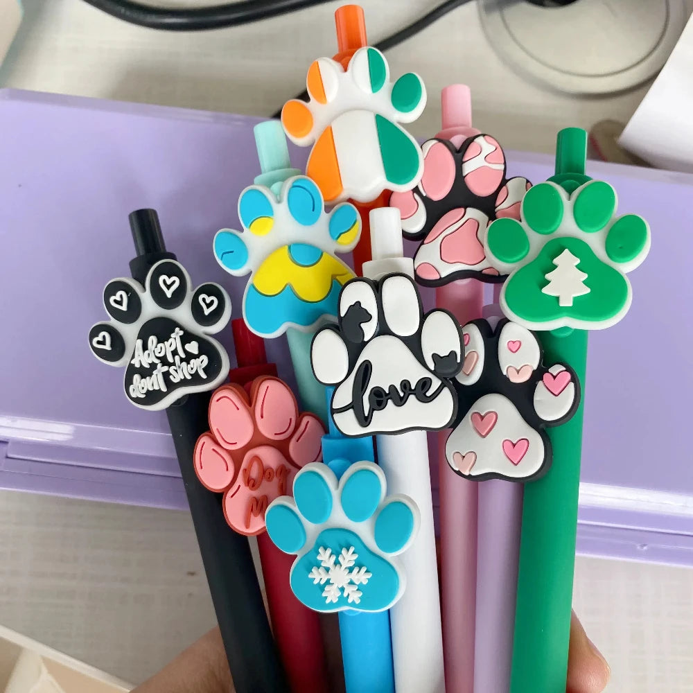 10Pcs/Set Dog Gel Pens for Birthday Party Favors Goodie Bag Stuffers Classroom Reward Prizes