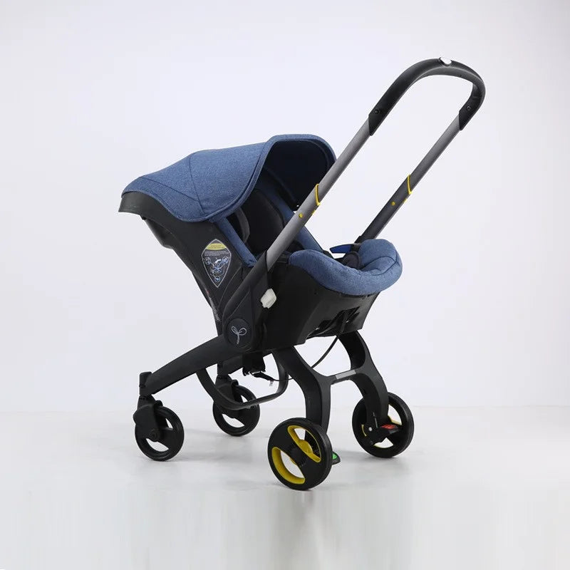 Baby Stroller 3 in 1 With Car Seat Infant Cart High Landscope Folding Baby Carriage Prams For Newborn Travel Stroller 4 in 1