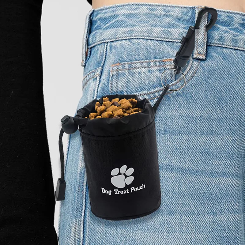 Pet Dog Puppy Training Treat Snack Pet Feed Pocket Pouch Multifunctional Pouch Food Crossbody Bag Pocket Dogwalking Waist Bag