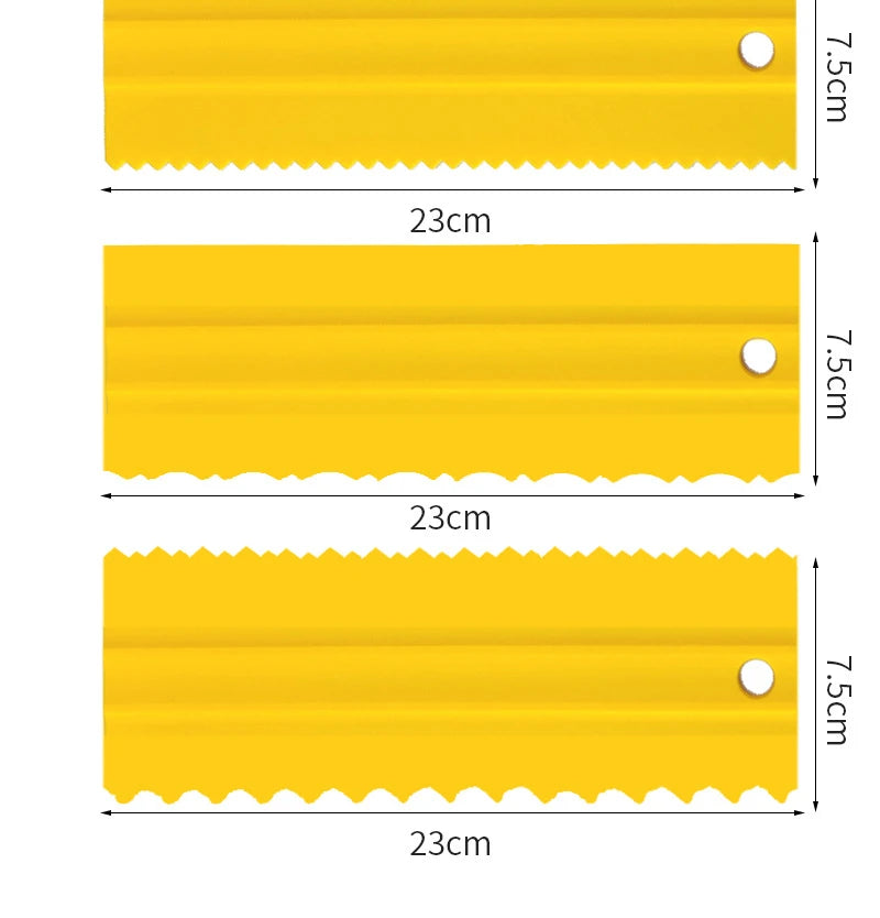 DIY Baking Tools 4pcs/set Cream Scraper PP Cream Smoother Pastry Icing Combs Spatulas Bakery Accessories  Cake Decorating Comb