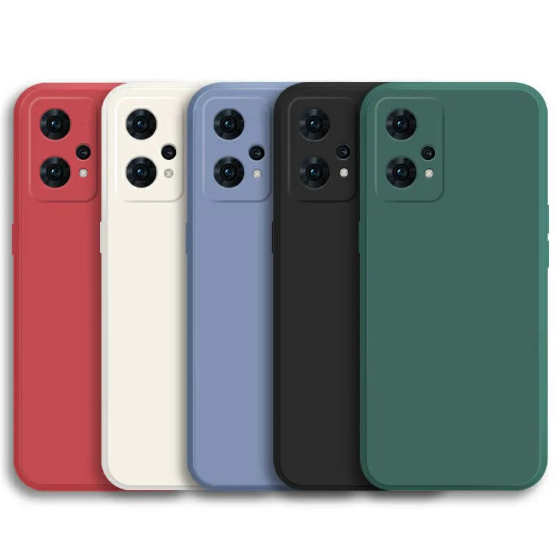 For Realme 9 Pro Plus Case Cover For Realme 9 Pro Plus Case Capa Shell Funda Soft Original Liquid Silicone Phone Bumper