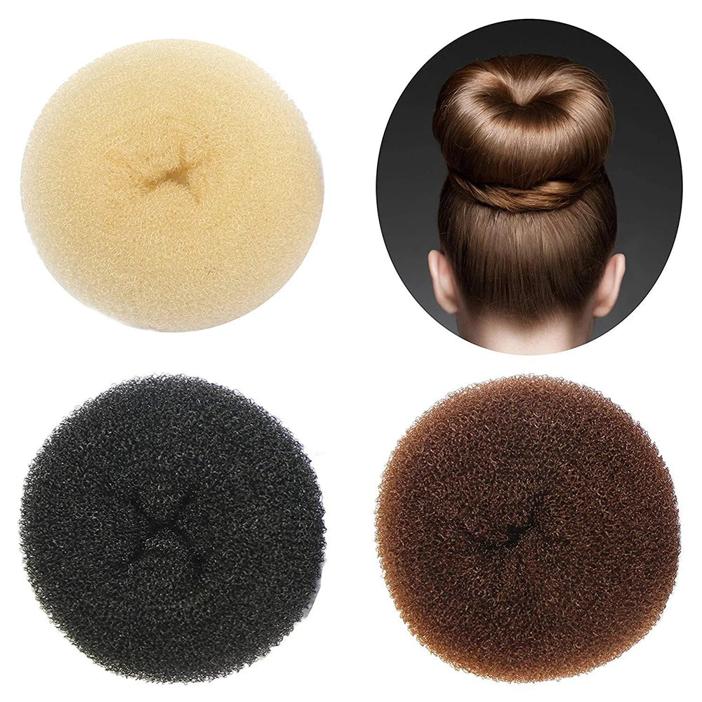 3PCS Maruki Head Hair Curler, Korean Style Versatile Hair Accessories, Fluffy Curled Lady Easy Big Ring Hair Styling Tools