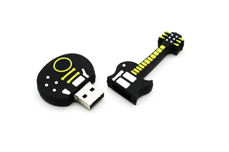 Cartoon Cle Usb Pendrive Guitar Piano Accordion USB Flash Drive  128GB 64GB 32GB 16GB 8GB 4GB USB 2.0 Memoria Stick Pen Drive