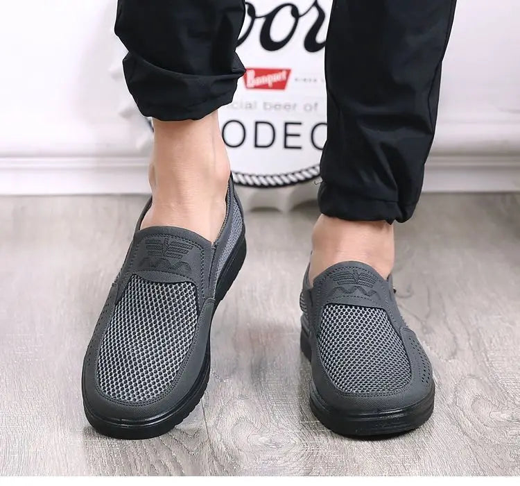 Men's Shoes 2025 Summer Casual Sneakers Breathable Mesh Chunky Sole Affordable Free Shipping