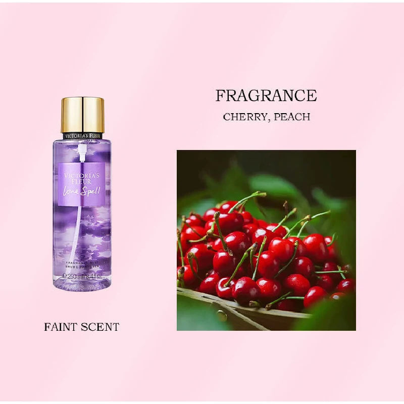 Women Victoria Perfume Lasting Charm Spray Vanilla Coconut Mixed Sandalwood Secret Spray Fragrance Flower Fruit Airfresh Perfume