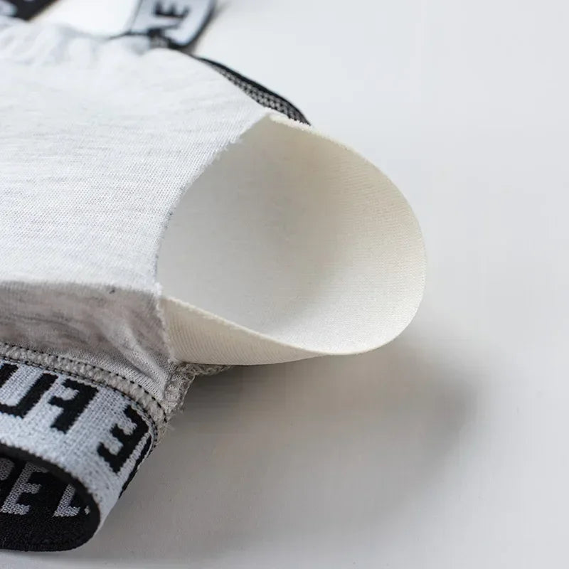 Women's Sports Bra Push Up Fitness Bra Yoga Bra Sport Underwear Running Gym Fitness Tops Black White Letters Seamless Underwear