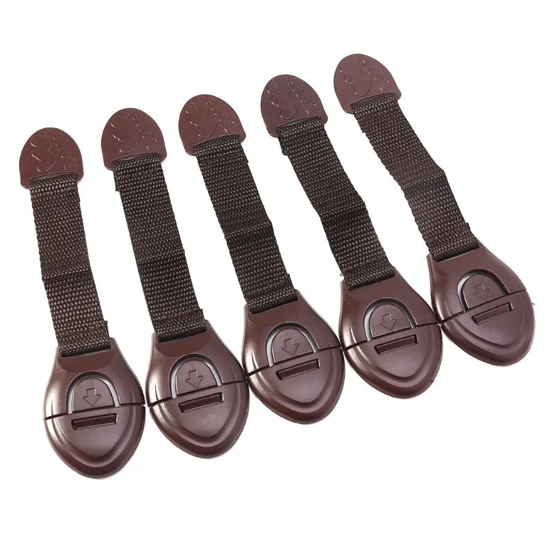 10pcs Child Safety Cabinet Lock Baby Proof Security Protector Drawer Door Cabinet Lock Plastic Protection Kids Safety Door Lock