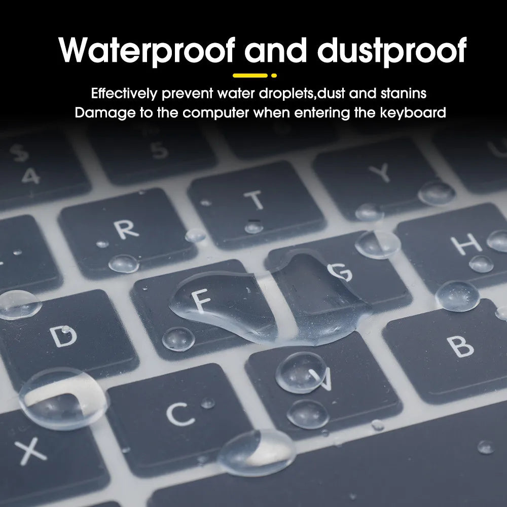 13-14 Inch 15-17 Inch Universal Laptop Notebook Keyboard Silicone Cover Dustproof Protective Waterproof Film