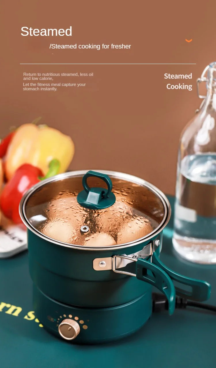 Electric Hot Pot Cooker Baby Porridge Multicooker Stew Heating Eggs Soup Pan Noodles Steamer Rice Cookers Cooking Pot EU Plug