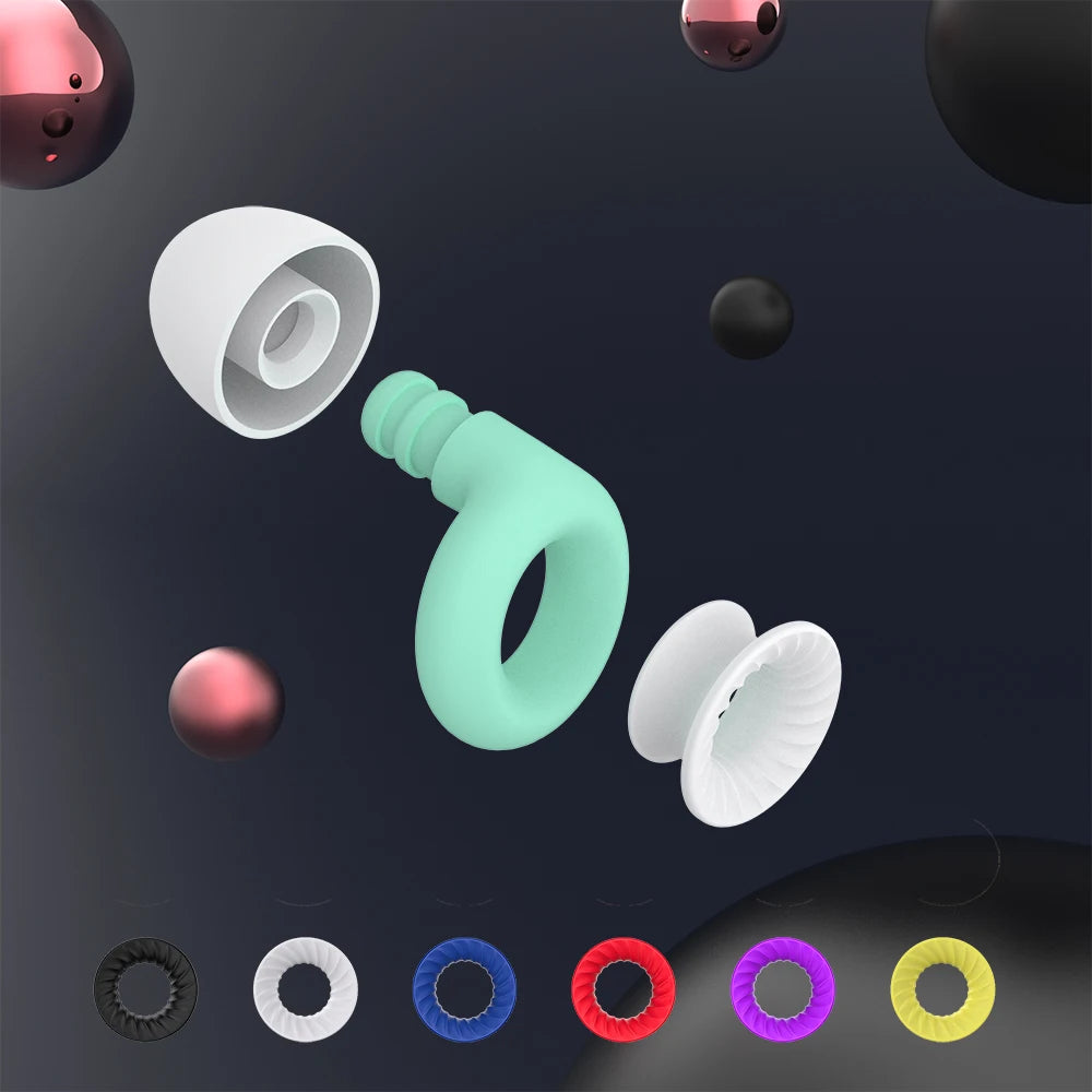 Earbuds for Noise Cancellation, Reusable Silicone Ear Tips, Noise Cancelling, Water Resistant and Comfortable 2 pairs of Waterpr