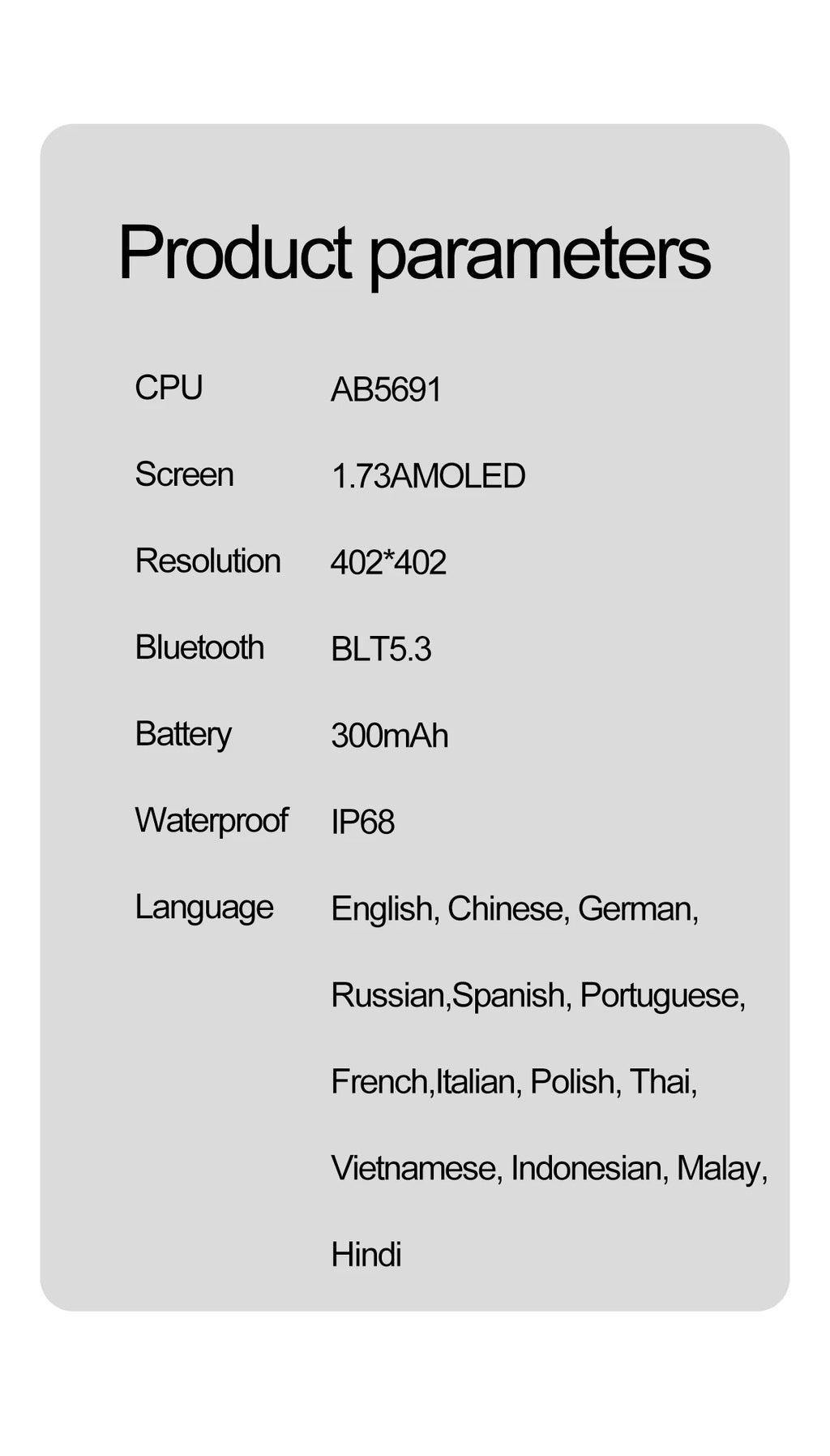 New Smart Watch 1.73" HD Screen NFC Voice Assistant Music Weather Sports Heart Rate High-precision Sensor Waterproof Smart Watch