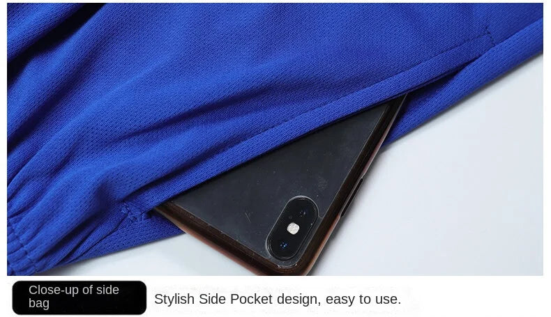 Sports suit men's summer fitness short sleeve men's fast drying clothes running loose casual Sportswear large