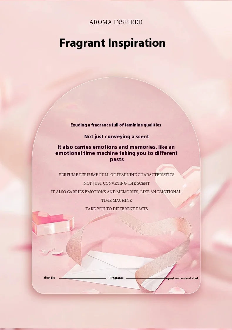 Brand Rose 75ML Perfume Women Spray Flirting Pheromone Long Lasting Floral Fresh Romance Vibrant Light Fragrance Dating Gift