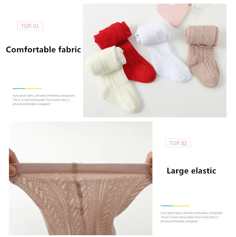 Summer Baby Girls Tights Hollow Out Mesh Stockings For Kids Fishnet Clothing Toddler Spain Style Thin Bottom Pantyhose