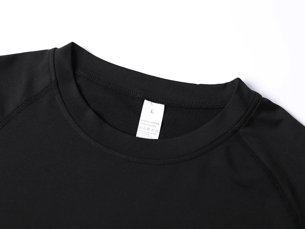 Anime Jujutsu Kaisen Toji Compression Shirt Set Casual Performance Set Men's Athletic Workout Quick Dry Tee+Sweatpants Unisex