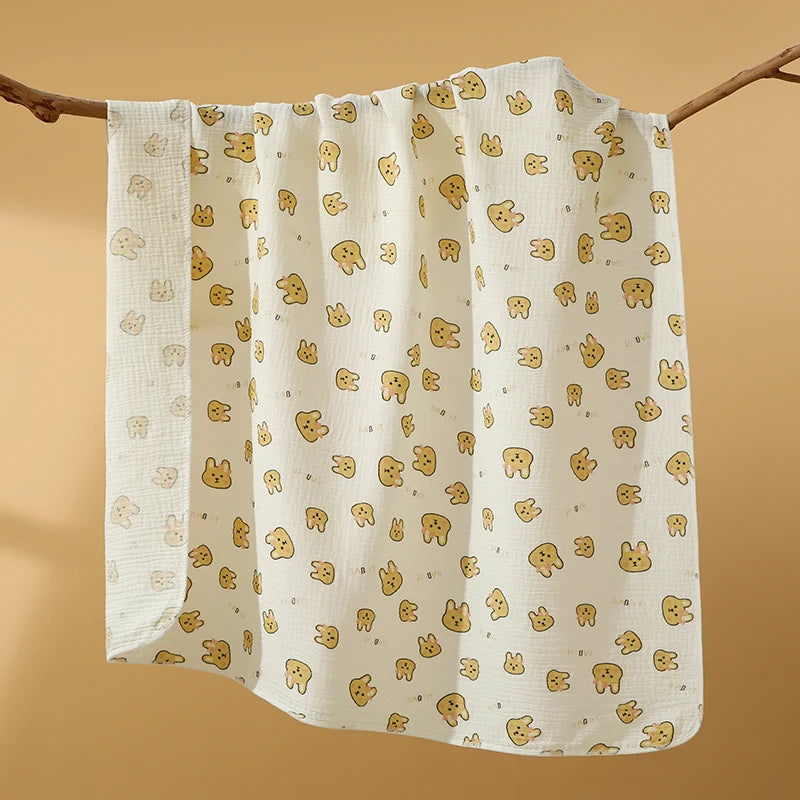 80x80cm Baby Receive Blanket for Newborn Cotton Muslin Swaddle Blanket Bedding Infant Bath Towel Baby Items Mother Kids