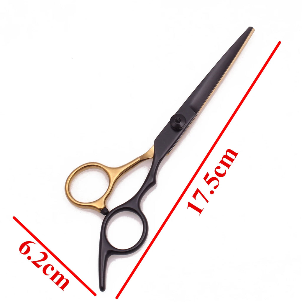 7Pcs Set 6.0" Hair Scissors Stainless Steel Hair Cutting Barber Shop Comb Razor Hairdressing Thinning Shears Haircut Salon C1001