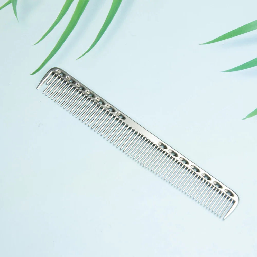 Space Aluminuml Hair Comb Pro Hairdressing Combs Расческа Для Волос Hair Cutting Dying Hair Brush Barber Tools Salon Accessaries