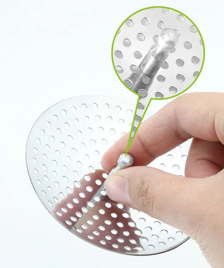 Kitchen Sink Strainer Stopper Stainless Steel Replacement Drain Filter Bathtub Hair Catcher Waste Hole Trap Bathroom Accessories