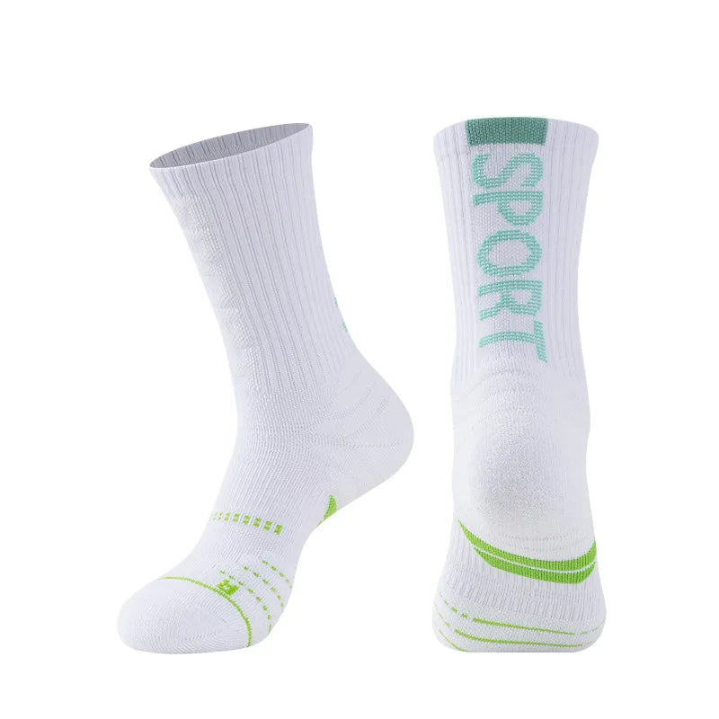 Men Sports Sock Women Breathable Compression Crossborder Supply Running Riding Cycling Knee Basketball Biking Hockey Soccer W101