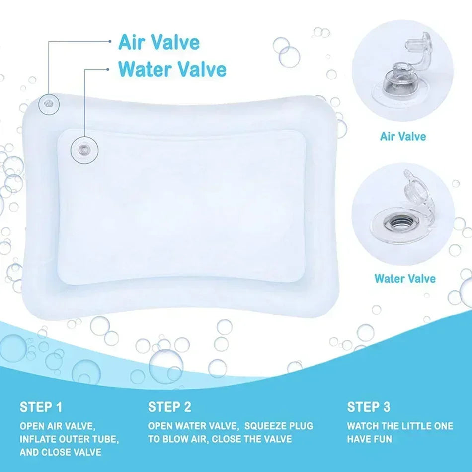 Baby Water Play Mat Inflatable Cushion PVC Infant Tummy Time Toddler Water Pad for Kids Early Education Developing Activity Toys