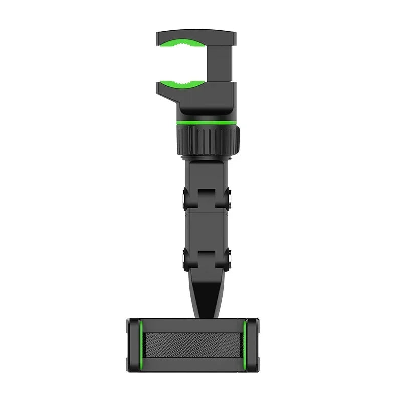 360 Degree Rotatable Universal Car Phone Holder Multifunctional Auto Rearview Mirror Seat Hanging Clip Bracket Cell Phone Holder