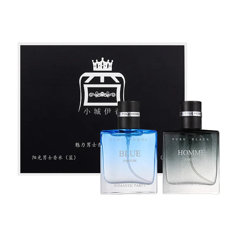 Man Perfumes Classic Pure BLUE Black EAU DE PARFUM Pheromone Perfume Azure Fragrance Body Spray for Men Gentlemen Attract Women