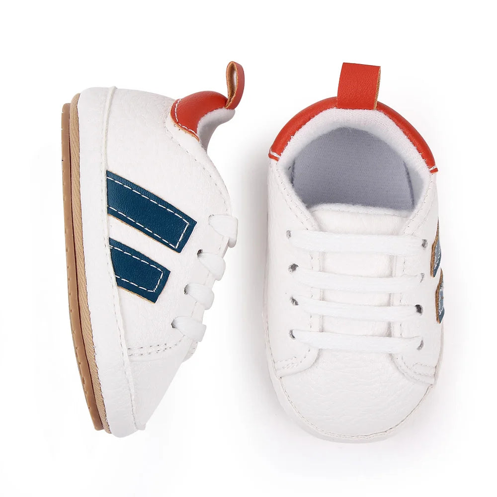 Baby Casual Shoes for Spring and Autumn TPR Sole Anti-slip High Quality PU Hot Selling Multiple choice 2023 Baby New Fashion