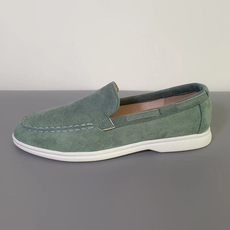 Male 2025 Classic Brand Suede Leather Loafers Men Casual Shoes Luxury Mens Breathable Slip on Driving Shoes Moccasins