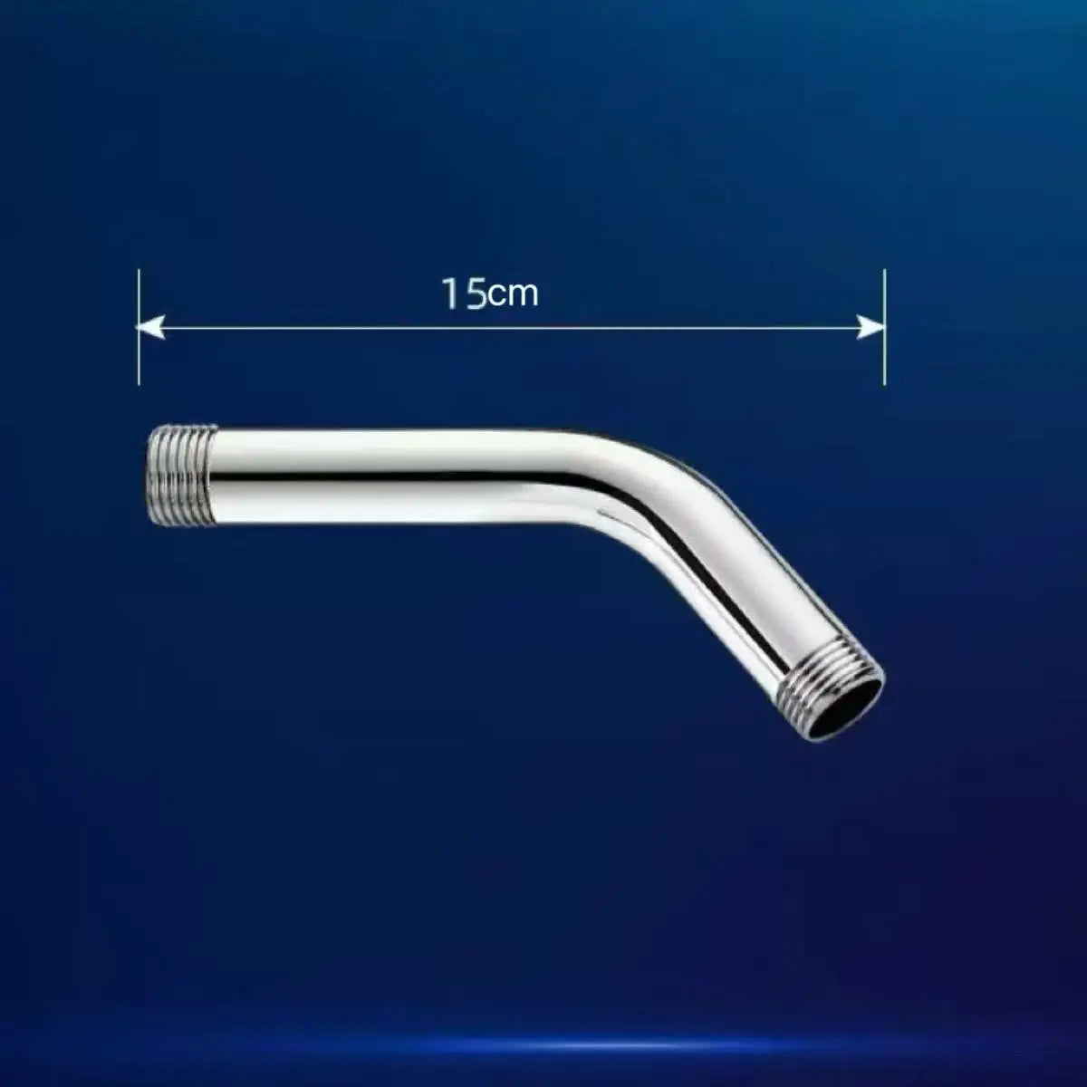 15/20/25/30/35cm Stainless Steel Wall Shower Arm Shower Head Extension Pipe Arm Bracket Bathroom Home Accessories