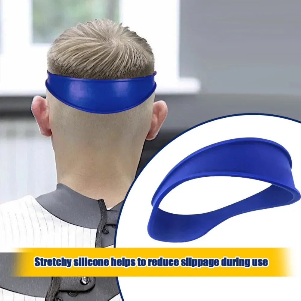 Fade Haircut Tool DIY Hair Trimming Home Haircuts Template Curved Headband Silicone Neckline Shaving Template Barber Supplies