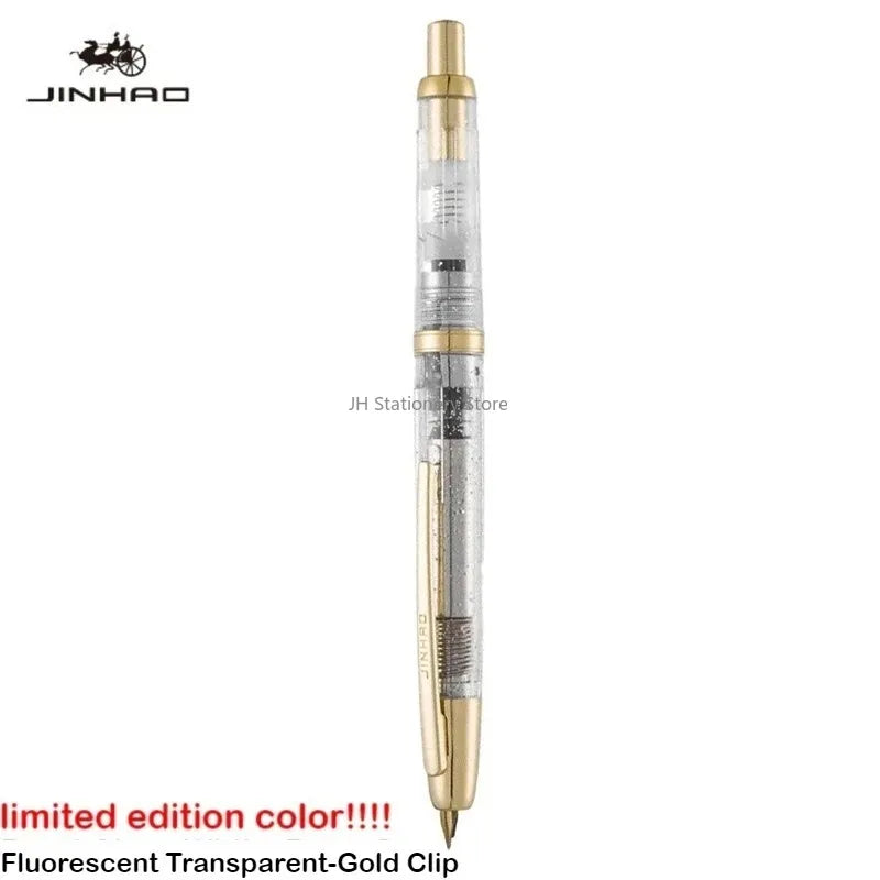Burgundy Limited Edition!!! JINHAO 20 Press Fountain Pen Retractable Writing Ink Converter Office Supplies PK 10 A1 Stationery