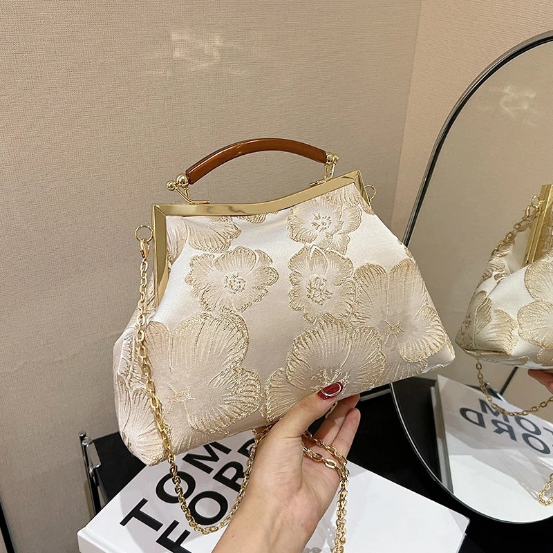 Women Party Dinner Bag Fashion Exquisite Ladies Dinner Bag Luxury Elegant Chain Simple Formal Gorgeous Crossbody Daily use Purse