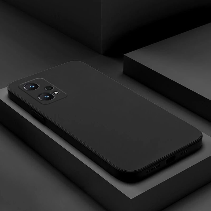 For Realme 9 Pro Plus Case Cover For Realme 9 Pro Plus Case Capa Shell Funda Soft Original Liquid Silicone Phone Bumper