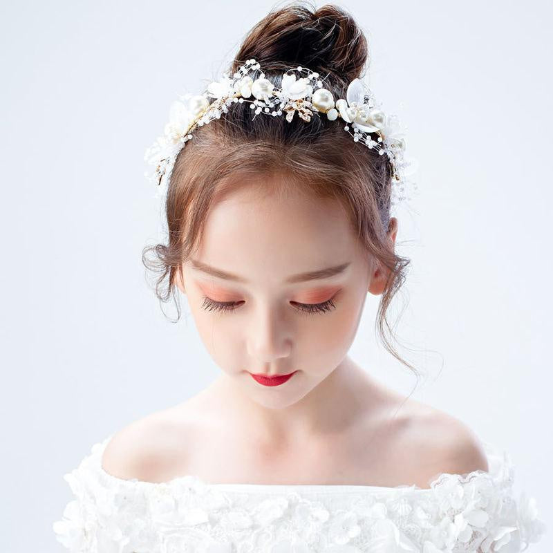 New Children's Wreath Headbreads Princess Tiara Crown Decoration Bride Bridesmaid Wedding Photography Holiday Photo Headdress