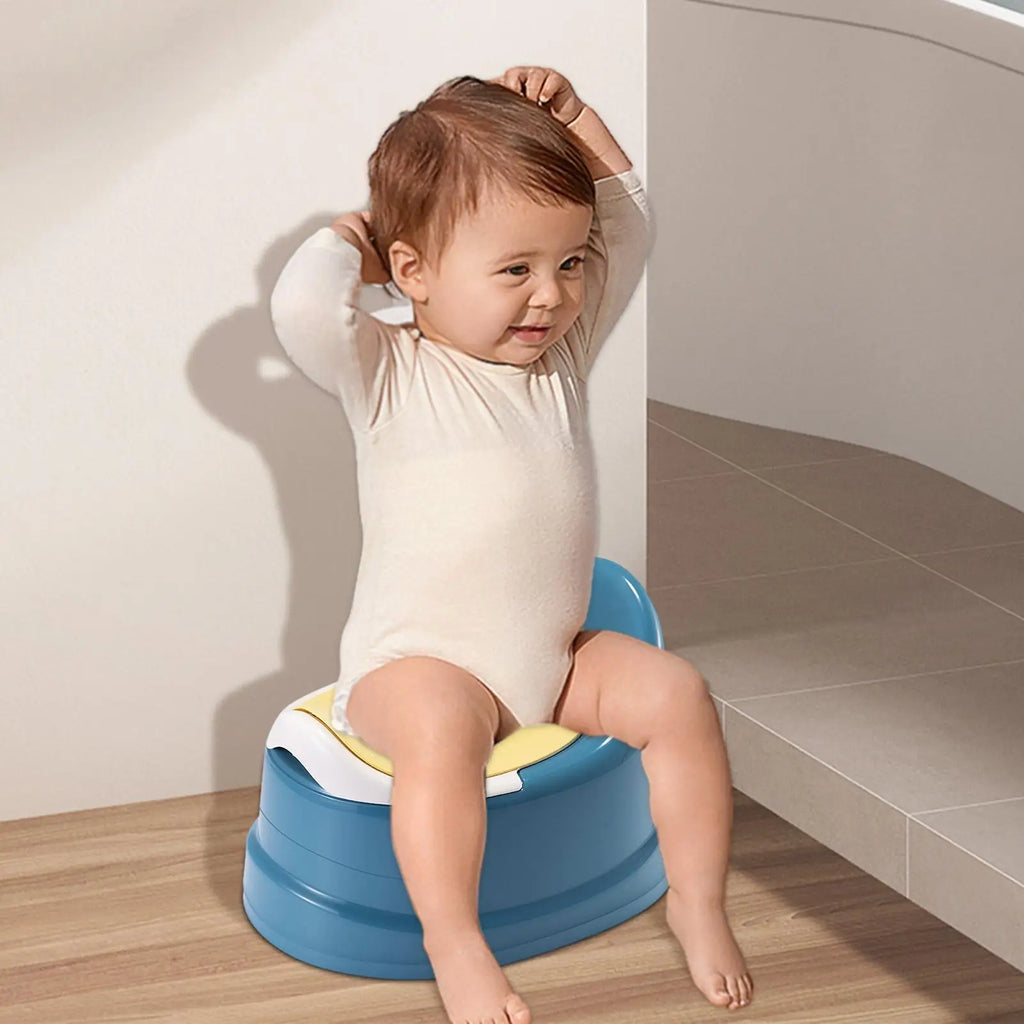 hot Toddler Potty Baby Toilet Trainer Portable Training Toilet For Travel Stable And Safe Oval Bottom Design Non Slip Potty