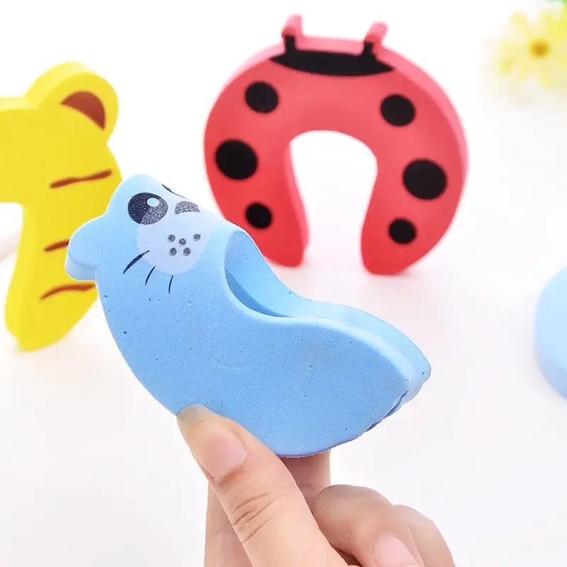 2/5pcs Baby Safety Door Stopper Anti-pinch Hand Cartoon Animal Door Block Thick Child Security Protection Lock Finger Protector