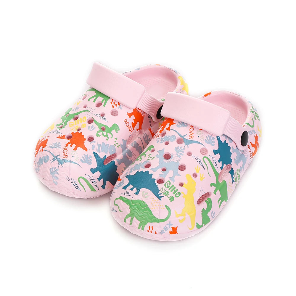 Boy Girls Sandals Cartoon Printed Shoe Toddler Shoes Soft Sole Slippers Kids Breathbale Summer Beach Shoe Toddler Shoes