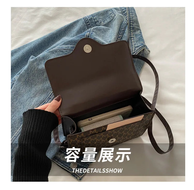 2025 Women's Bag Large Capacity Handbag Women's Bag New Women's Bags Texture Single Shoulder Big Bag Mom's Bags