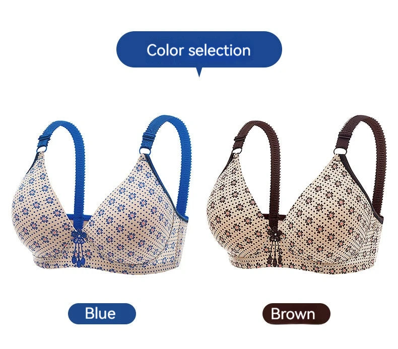 Comfortable & Stylish Nursing Bras for Pregnant Nursing Mothers New sexy printed Thin Bra Comfortable Wire-free Nursing Bra