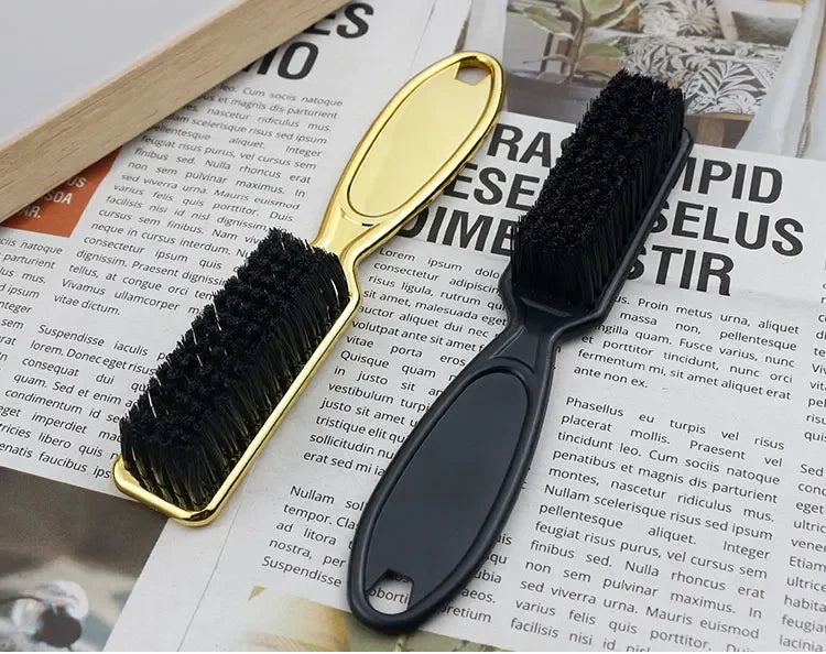 Professional Solid Wood Hairdressing Soft Hair Cleaning Brush Barber Neck Duster Brush Hair Remove Comb Hair Styling Tools Combs