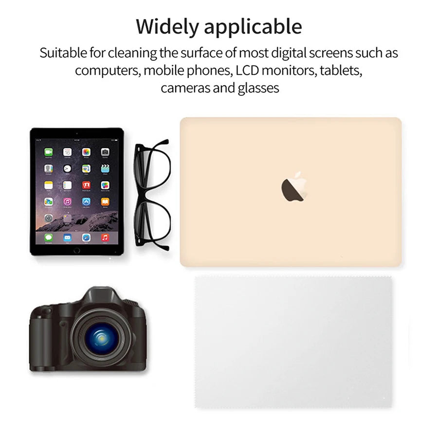 for MacBook Pro 13/15/16 Inch Microfiber Dustproof Laptop Screen Cleaning Cloth Protective Notebook Palm Keyboard Blanket Cover