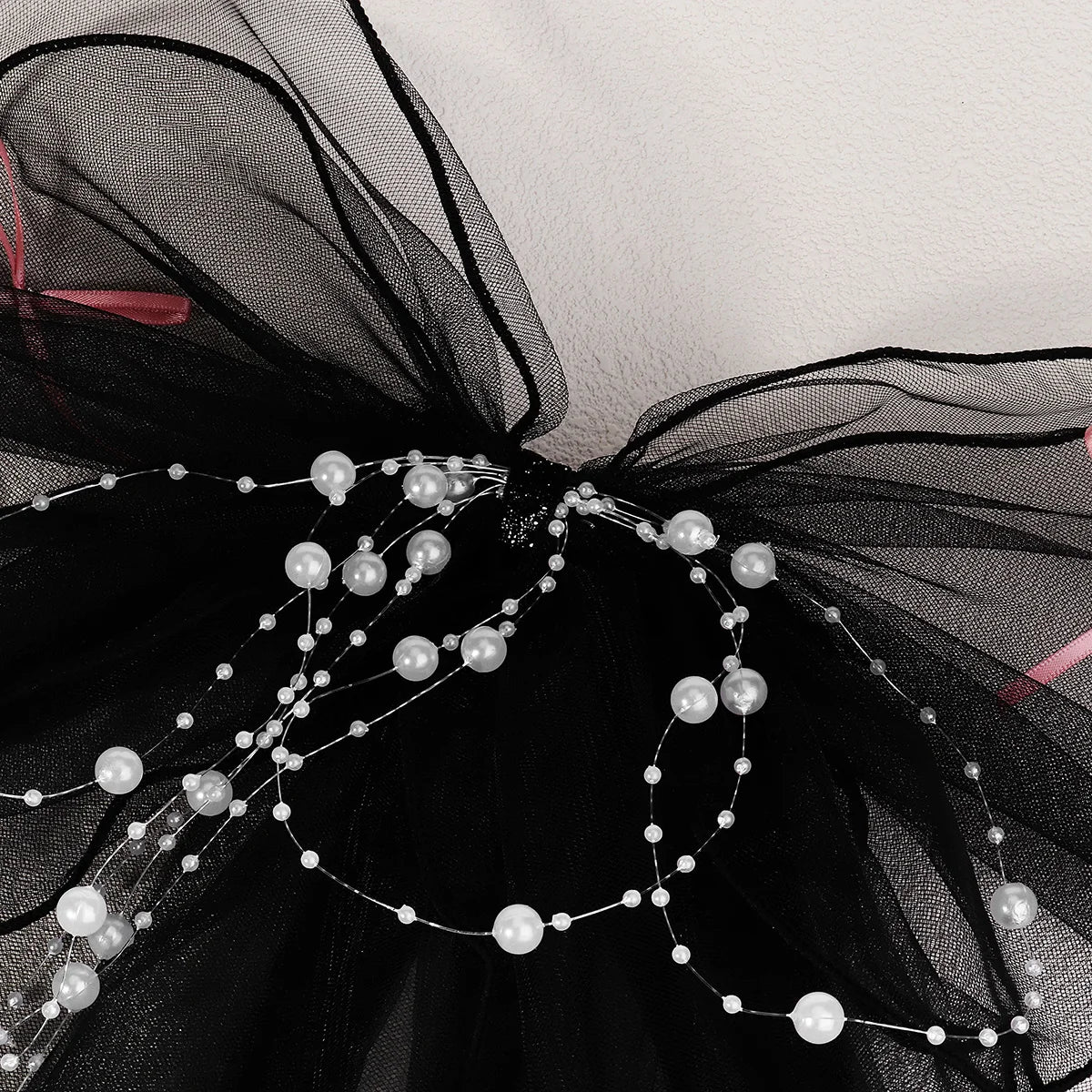 Double Layer Mesh Tulle Solid Color Women Short Wedding Veil with Clip Ribbon Edge Center Cascade Bride Headpiece Party