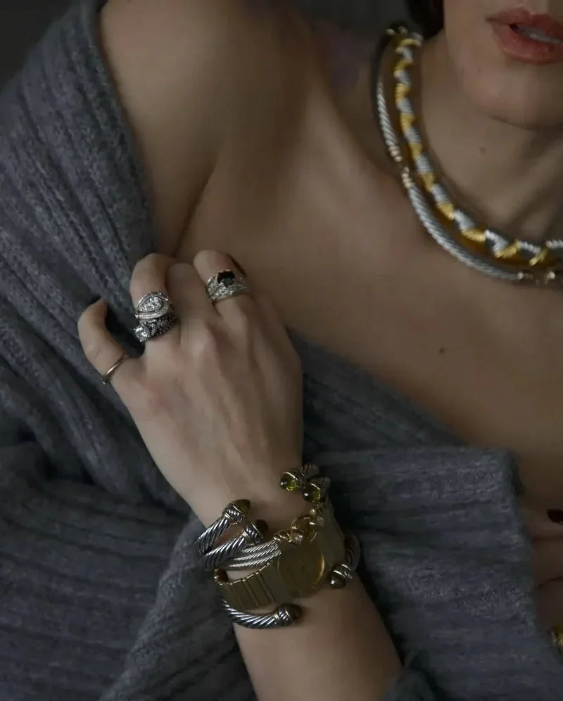 Tuularose Women's Off-Shoulder Sweater Fashion Loose Casual Brown Retro Pullover Spring High Street Office Lady Tops Knitwear