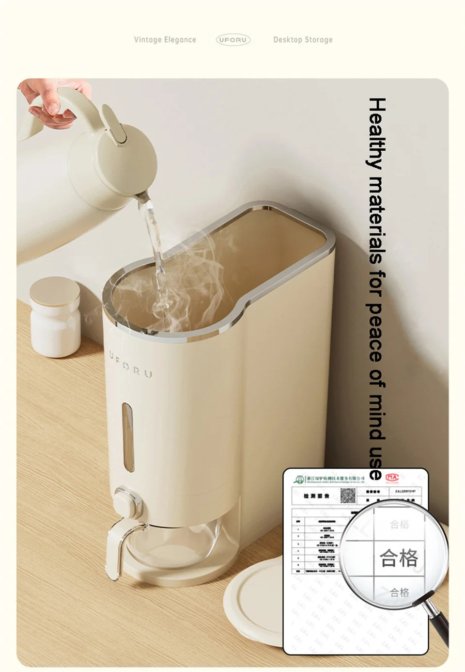 Sealed Rice Bucket Sealed Moisture Proof Rice Dispenser With Cup Grain Powder Boxes Storage Food Cereal Container