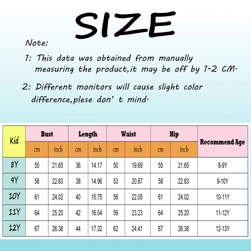 Teen Swimsuits Tween Kids Cutout Bathing Suits Bikini Set Swimsuit for Baby Girls