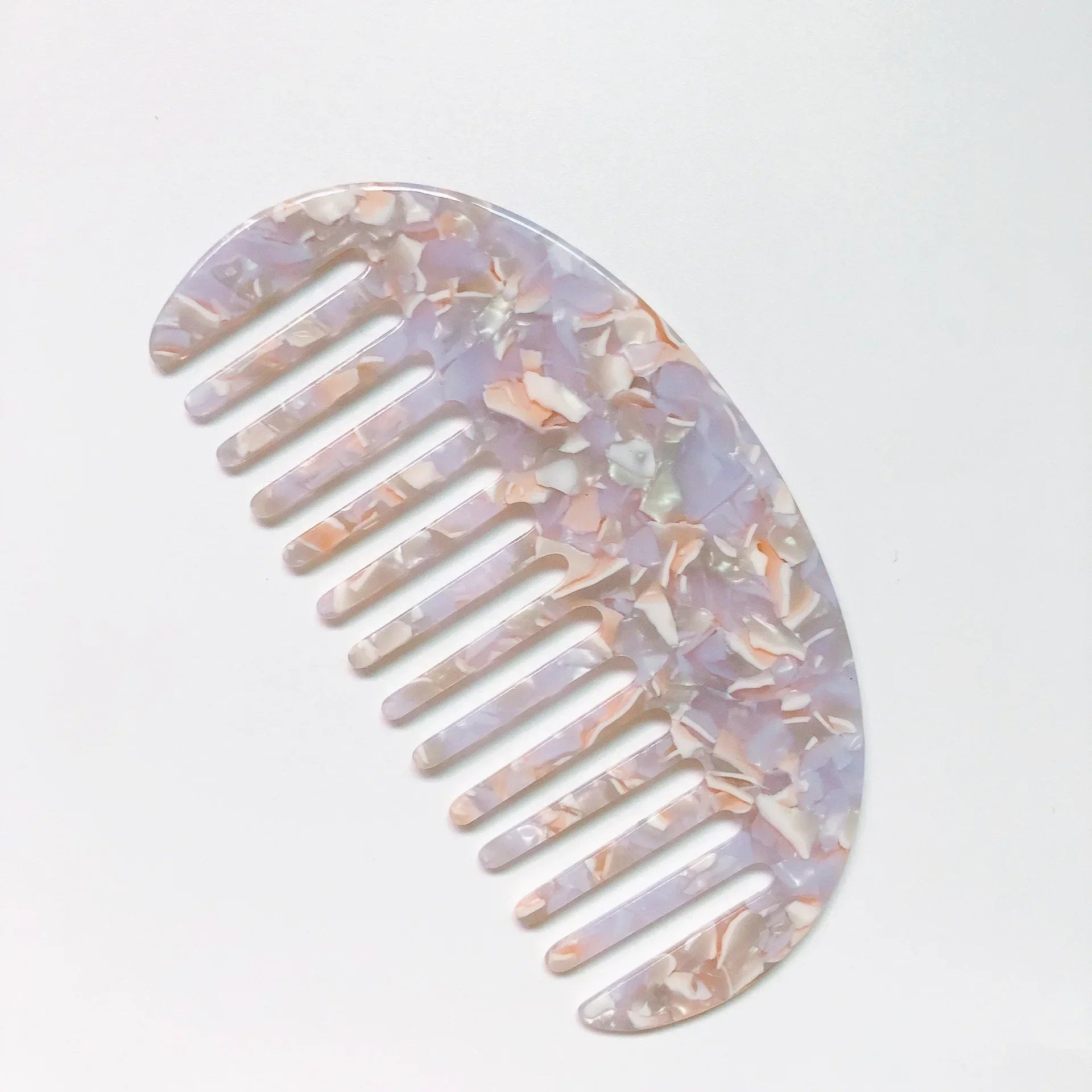 Wide Teeth Acetate Hair Combs Anti-static Massage Hair Brush Hairdressing Colorful Hairdress Salon Styling Traveling Accessories